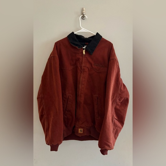 Vintage Carhartt Santa Fe Quilted Flannel-Lined “CLY” Work Jacket J14 | size 3X - Picture 1 of 5